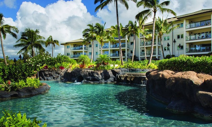 Lihue Villa | Marriott's Kauai Lagoons Kalanipu'u. Beautiful two Bedroom Villa, Full Kitchen