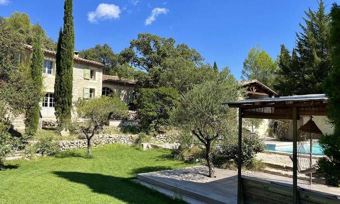 Valflaunes Other | Mas Familial Face au Pic Saint Loup Avec Piscine Chauffée et Jacuzzi Extérieur