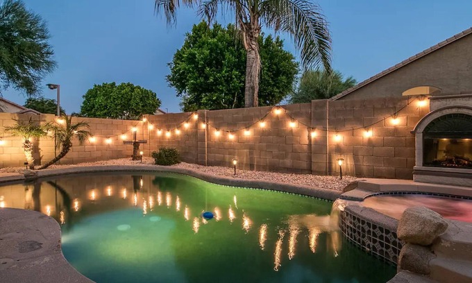 Gilbert Ranch House | Massive 5 bdrm Getaway w/Pool, Hot Tub, Game Room!