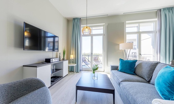 Ostseebad Wustrow Apartment | MEERGLÜCK with a view towards the Baltic Sea