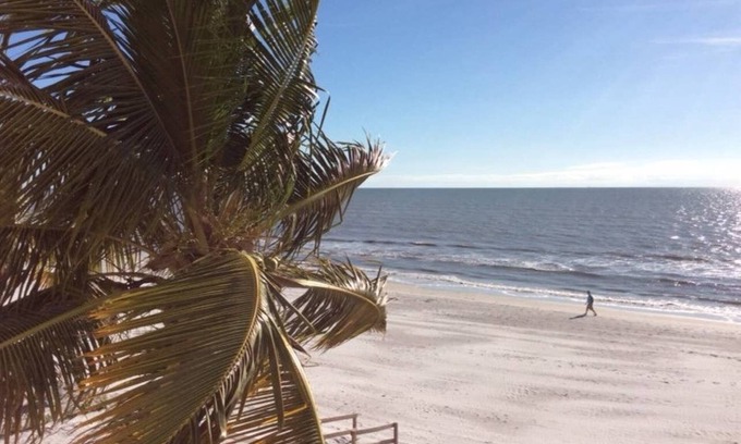 Mid Island House | Mellow Yellow - Ocean Front Gorgeous, Classy Private Beach House