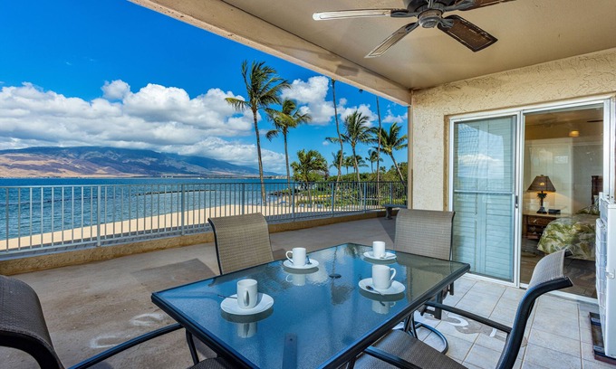 Kihei Condo | Menehune Shores #210 – Stunning Ocean Views and Ultimate Relaxation Await