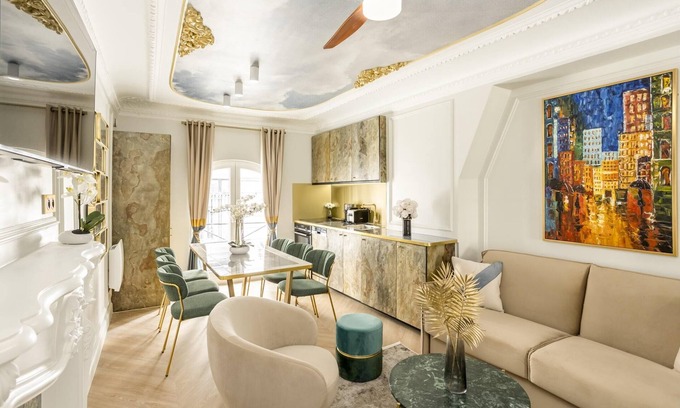 Quartier du Faubourg-Montmartre Apartment | Merveil - Luxury Suite - Opera - Rougemont II