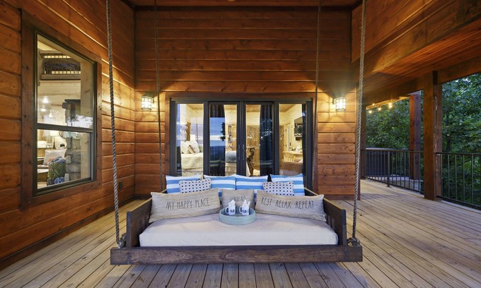 Broken Bow Cabin | Mile High Club-3 Bedroom w/Mountain Views-Each bedroom has a balcony! Sleeps 12