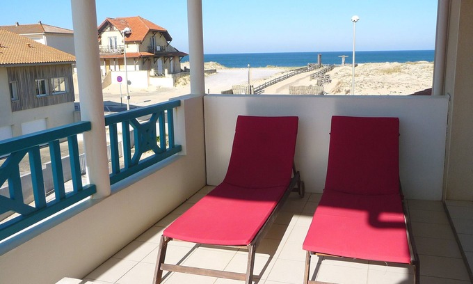Mimizan Apartment | MIMIZAN plage: Apartment 50 m from the beach. Large ocean view terrace. WIRELESS