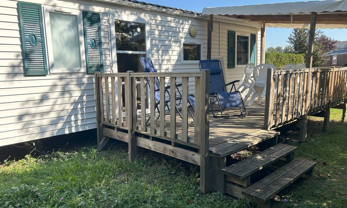 Volgelsheim House | Mobil Home Camping Ile du Rhin en Alsace