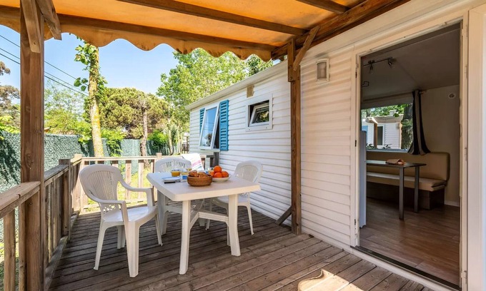 Catez ob Savi House | Mobil-home | Classic | 3 Ch. | 4/6 pers. | Raised terrace | A/C