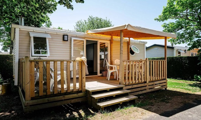 Catez ob Savi House | Mobil-home | Comfort | 3 Bedrooms | 4/6 pers. | Raised terrace | A/C