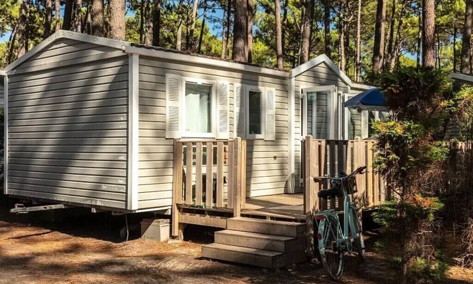 Le Portel House | Mobile home ● Aufgedeckte Terrasse