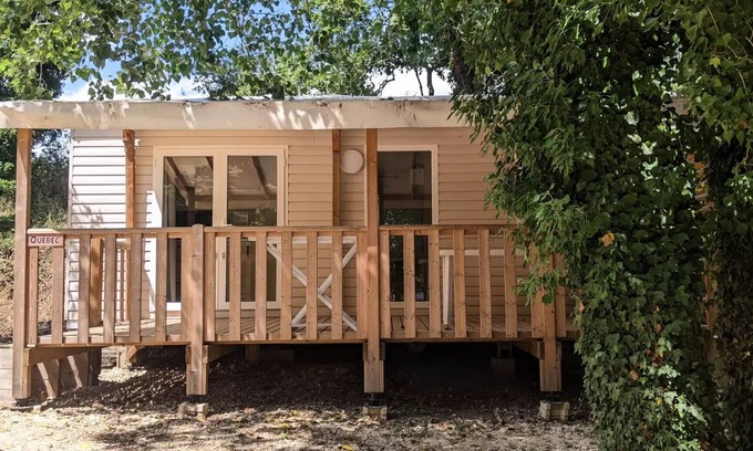 Rochegude House | Mobile home PRESTIGE - 2 bedrooms air-conditioned - TV 4 persons