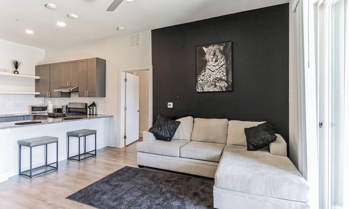Pflugerville Apartment | Modern 2 bed 2 bathroom apt - 3 beds. Parking - Gym - Pool - Desk