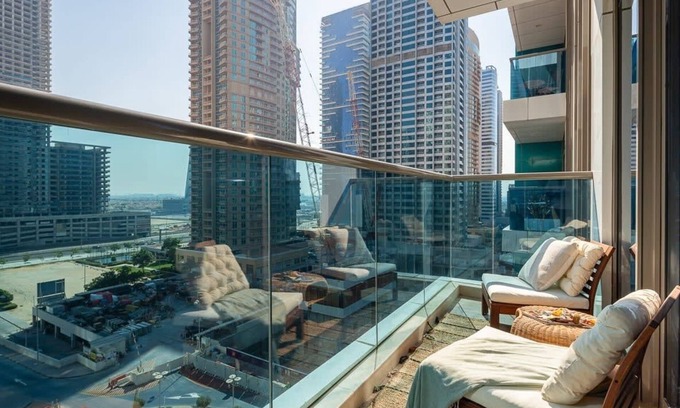 Jumeirah Lake Towers Apartment | Modern Contemporary 1BR Apt in JLT w/Balcony!