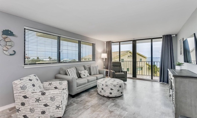 Pensacola Beach Condo | Modern condo, private balconies, with elevator!