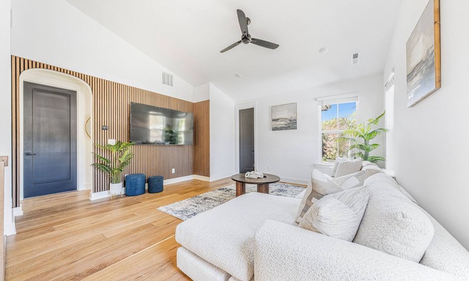 Charlotte House | Modern Home Near Uptown & Camp North End - Sleeps 12, Sports-Themed Game Room