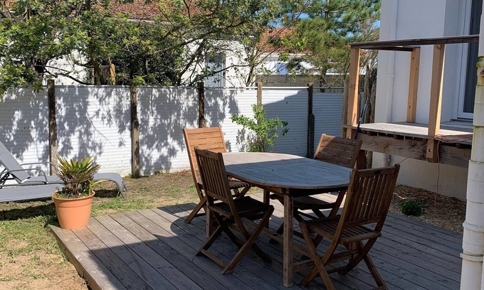 Barbatre Cottage | Modern house with AC, garden and parking, near Noirmoutier beach