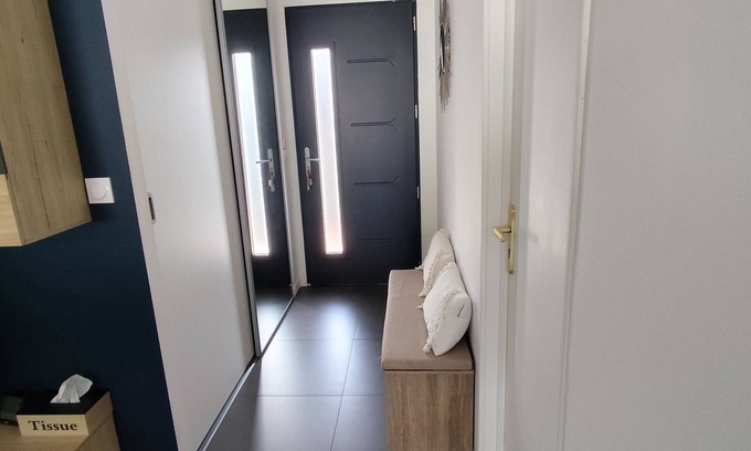 Medis House | Modern house with garden - 4 bedrooms - 10 min from the beaches of Royan