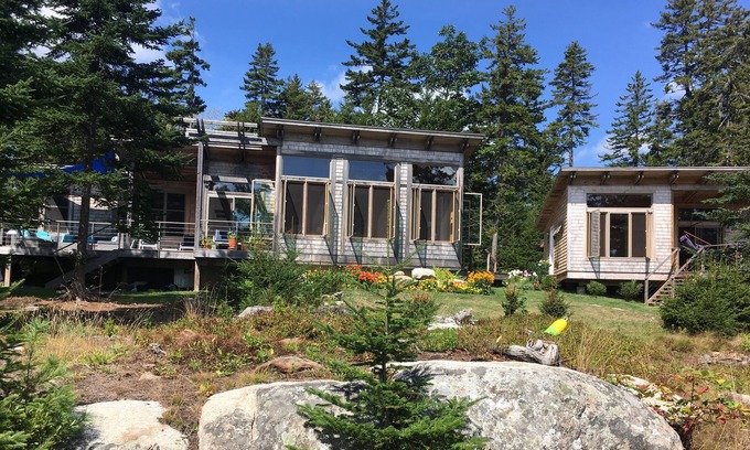 Cushing House | Modern Oceanfront Cabin on Historic Bird Point