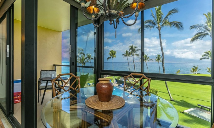 Kihei Condo | Modern Oceanfront Escape | A/C | Pool | Walk to Beach & Dining