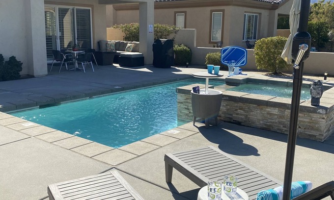 Palm Springs Villa | Modern Private Pool Villa in Golf Course Community w/Country Club