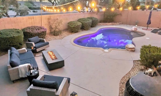 Ocotillo House | Modern Retreat-Heated Pool, Lakes & Golf, Fire Pit