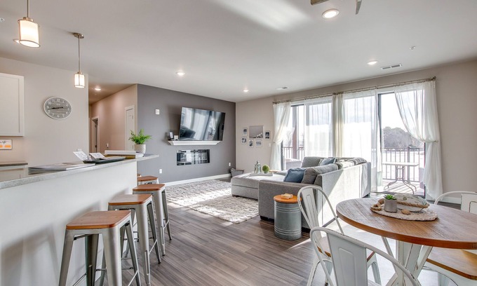 Sheboygan Condo | Modern South Pier Condo on Sheboygan River!