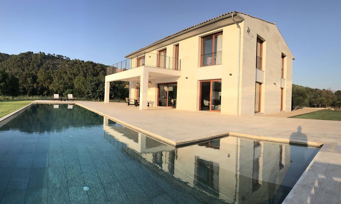 Campanet Villa | Modern, spacious finca, new building with fantastic views