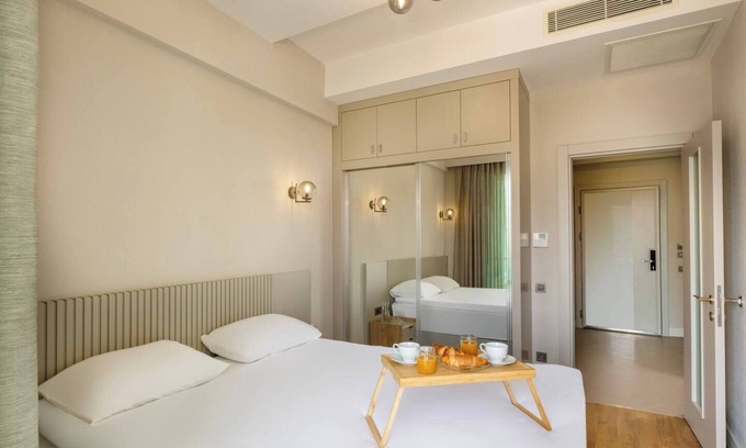 Lara Apartment | Modern & Stylish Apartment with Indoor&Outdoor Pools, GYM, SPA, near Beach