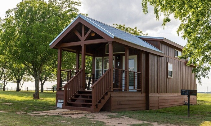 Chilton Cabin | Modern Tiny Cabin on 550-acre Ranch, ATV, & Safari.