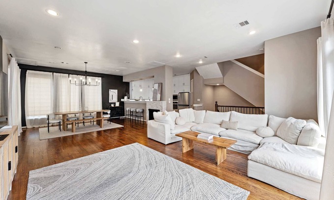 Montrose House | Modern Townhome in Montrose Hot Tub King Beds