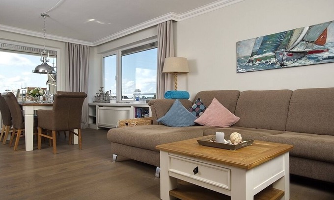 Westerland Apartment | Modern vacation apartment with large roof terrace and private sauna in Westerland