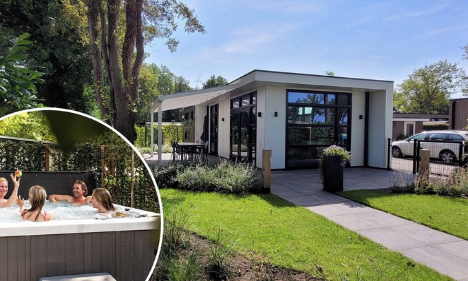 Cromvoirt Ski Chalet | ✓ Module Special at Résidence de Leuvert ✓ Holiday home for 6 persons ✓ Located near Den Bosch (Noord-Brabant) ✓ Near De IJzeren Man ✓ Book directly through the park