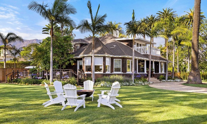 Montecito House | Montecito - Miramar Beach Estate - Steps to sand