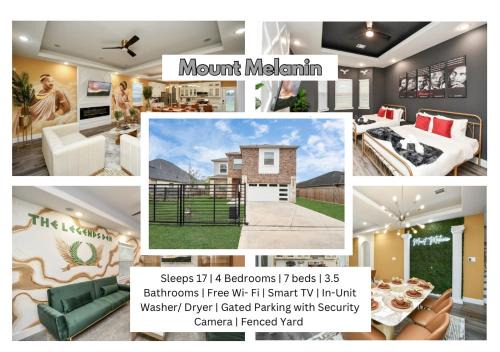 Southeast Houston House | Mount Melanin Spacious 4BD Home Sleeps 17 - Near NRG Stadium