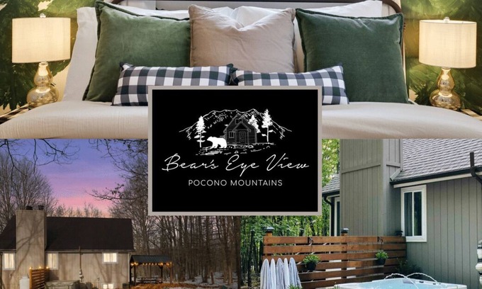 Albrightsville Cabin | Mountain Retreat + Hot Tub + Fire Pit + Game Room + Theater Room