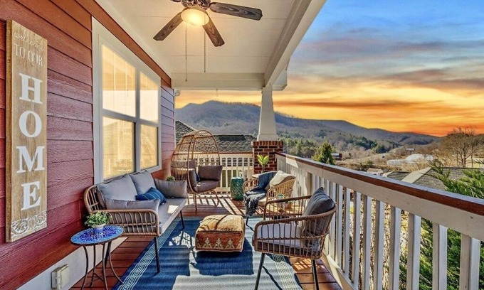 Asheville House | Mountain Views, Game Room, Hot Tub –Close to Downtown