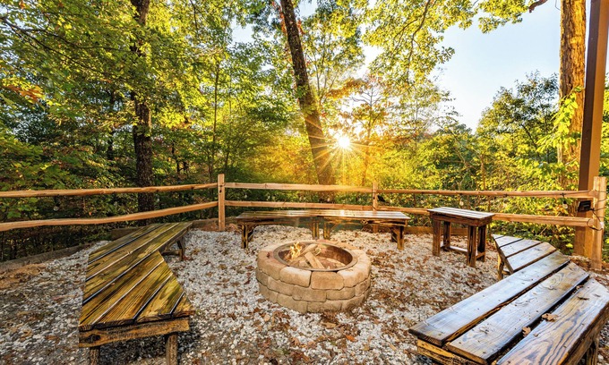 Bryson City Cabin | Mountain Views, Game Room, Firepit and Hot Tub in Bryson City