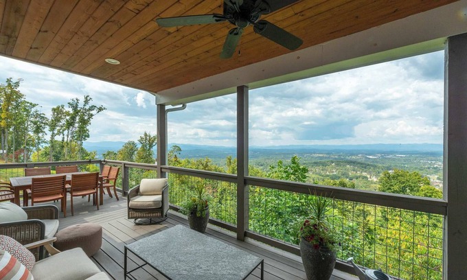 Weaverville House | Mountainside Tranquility: Hot Tub, Views, FirePit