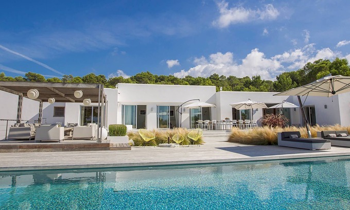 Sant Josep de sa Talaia Villa | My Rental Homes | Villa Lucente with sea view and infinity pool
