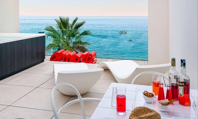 Letojanni Apartment | My Rental Homes - Casa Pink sea front apartment in Letojanni