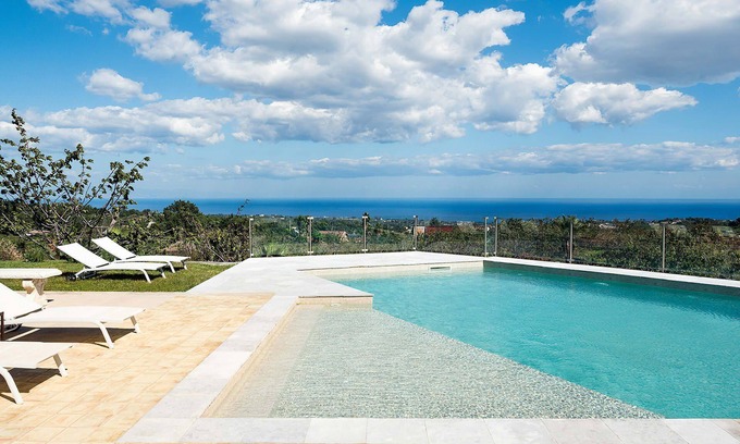Zafferana Etnea Villa | My Rental Homes - Villa Magical Tower with pool with panoramic views and Spa Area