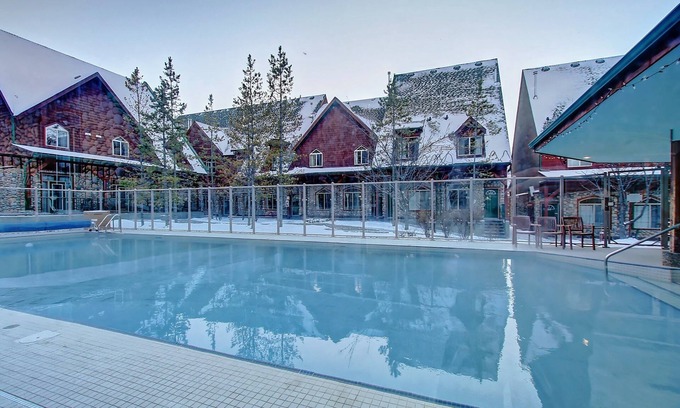 Canmore Ski Chalet | Mystic Springs Chalets - year round pool, hot tub, AC