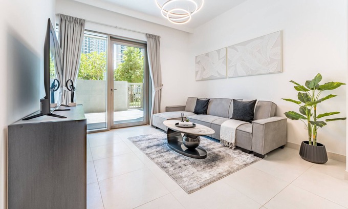Dubai Apartment | Near Dubai Water Canal 1BR with Spacious Balcony, Creekside 18 A, Creek Harbour