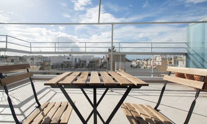 Neos Kosmos Apartment | Neos Kosmos 1Bd Apt w Balcony and Stunning Views