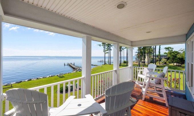 Minnesott Beach House | Neuse Village #3 - Check out the amazing views!