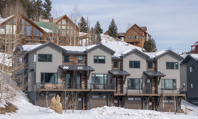 Crested Butte South House | NEW 3BR/3BA Townhome w/Mountain Views, Heated Garage with Walk to Brewery - CB2