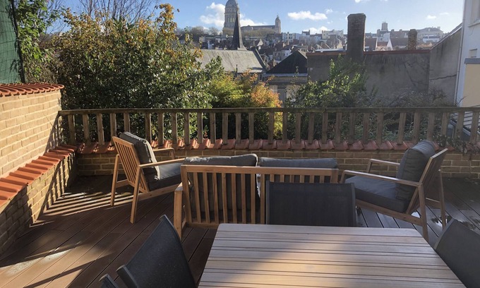 Boulogne-Centre House | NEW AD : Gd confort, meublée neuf, sauna, proche center, Nausicaa