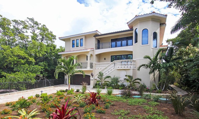 Wulfert House | New Bayfront Luxury Home with Private Pool, Spa & Panoramic Views