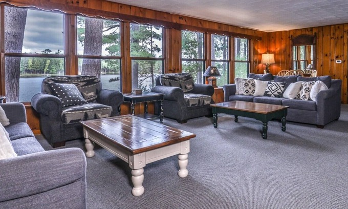 St Germain House | NEW! Beautiful 6 bedroom home on Little Saint Germain Lake
