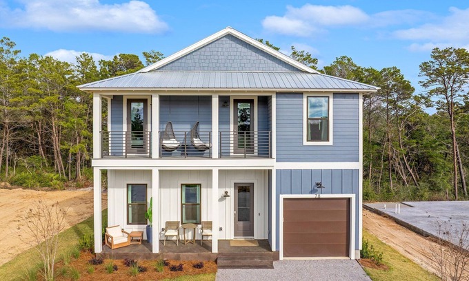 West Panama City Beach House | NEW Build! 4 min to Inlet Beach. 6 Bikes! POOL. 10 min bike to Rosemary Beach!