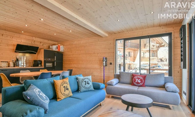 Le Grand-Bornand Ski Chalet | New chalet for 4-6 people, comfortable and elegant